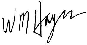 William M. Hayes signature