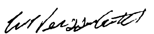 William H. Heissenbuttel signature